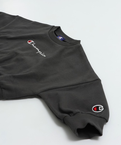 Champion（チャンピオン）の「champion / チャンピオン ロゴトレーナー（スウェット・キッズ・グリーン/レッド/チャコールグレー・80ｃｍ/90cm/100cm/110cm/120cm/130cm）」の11枚目の写真