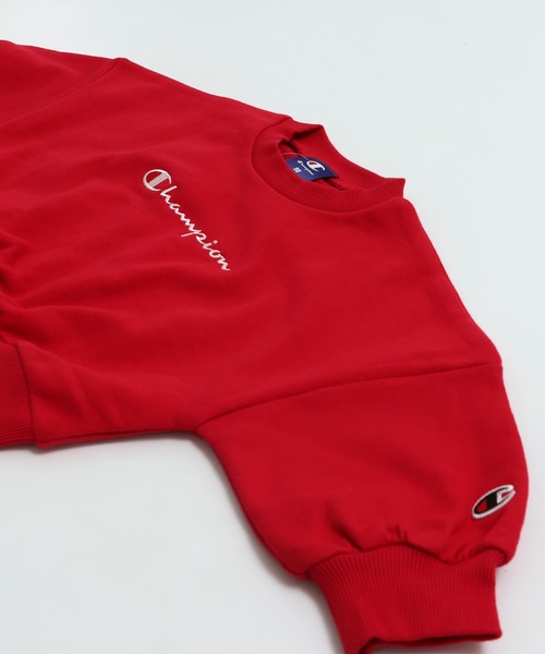 Champion（チャンピオン）の「champion / チャンピオン ロゴトレーナー（スウェット・キッズ・グリーン/レッド/チャコールグレー・80ｃｍ/90cm/100cm/110cm/120cm/130cm）」の12枚目の写真