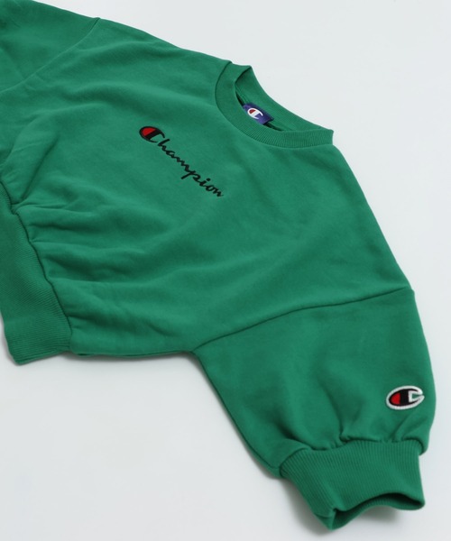Champion（チャンピオン）の「champion / チャンピオン ロゴトレーナー（スウェット・キッズ・グリーン/レッド/チャコールグレー・80ｃｍ/90cm/100cm/110cm/120cm/130cm）」の13枚目の写真