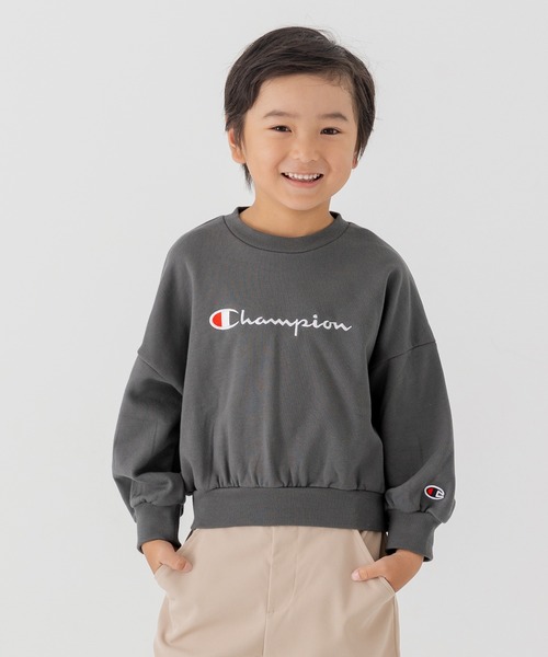 Champion（チャンピオン）の「champion / チャンピオン ロゴトレーナー（スウェット・キッズ・グリーン/レッド/チャコールグレー・80ｃｍ/90cm/100cm/110cm/120cm/130cm）」の19枚目の写真