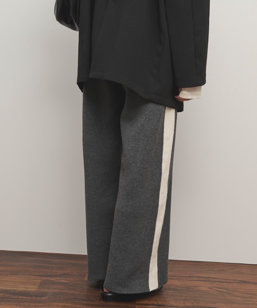 Shelly island(シェリーアイランド)の「ニットラインパンツ(その他パンツ・レディース・ベージュ/ブラック/グレー・FREE)」の8枚目の写真