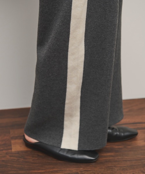 Shelly island(シェリーアイランド)の「ニットラインパンツ(その他パンツ・レディース・ベージュ/ブラック/グレー・FREE)」の17枚目の写真