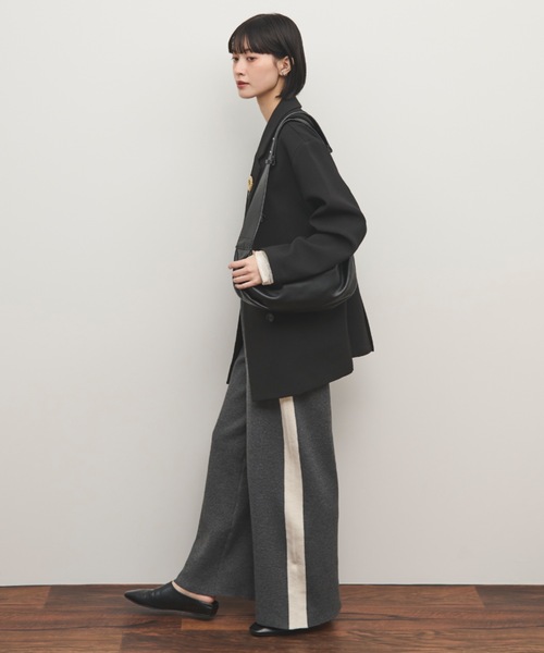 Shelly island(シェリーアイランド)の「ニットラインパンツ(その他パンツ・レディース・ベージュ/ブラック/グレー・FREE)」の14枚目の写真