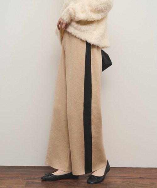 Shelly island(シェリーアイランド)の「ニットラインパンツ(その他パンツ・レディース・ベージュ/ブラック/グレー・FREE)」の22枚目の写真