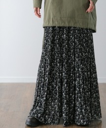 シフォン裏起毛スカート