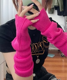 【最終価格】shushucherry♡アームウォーマーピンク♡ 最終価格】shushucherry♡アームウォーマーピンク♡ 最終価格