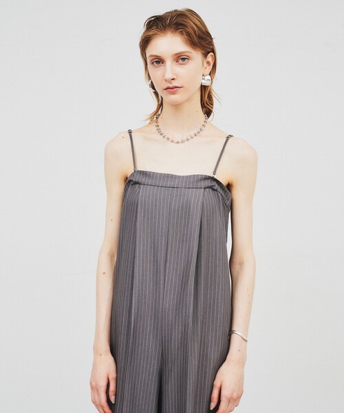 cloenc（クロエンス）の「◆【マシンウォッシュ】タックベアロンパース（サロペット/オーバーオール・レディース・ブラック/ナチュラル/グレー系その他3・01/02/03）」の21枚目の写真