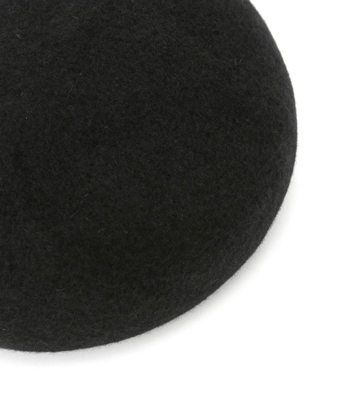 VIS(ビス)の「ベーシックウールベレー帽(ハンチング/ベレー帽・レディース・キナリ/ブラック・FREE)」の7枚目の写真
