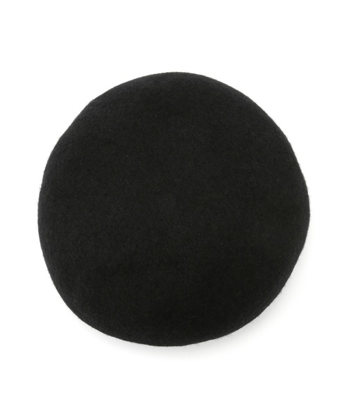 VIS(ビス)の「ベーシックウールベレー帽(ハンチング/ベレー帽・レディース・キナリ/ブラック・FREE)」の6枚目の写真