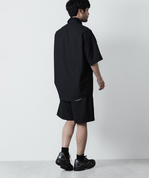 ATTACHMENT(アタッチメント)の「PE/CO/LI ツイル 1タックショーツ / PE/CO/LI TWILL 1TUCK SHORTS(スラックス・メンズ・ブラック/ベージュ/ホワイト・1/2/3/4)」の14枚目の写真