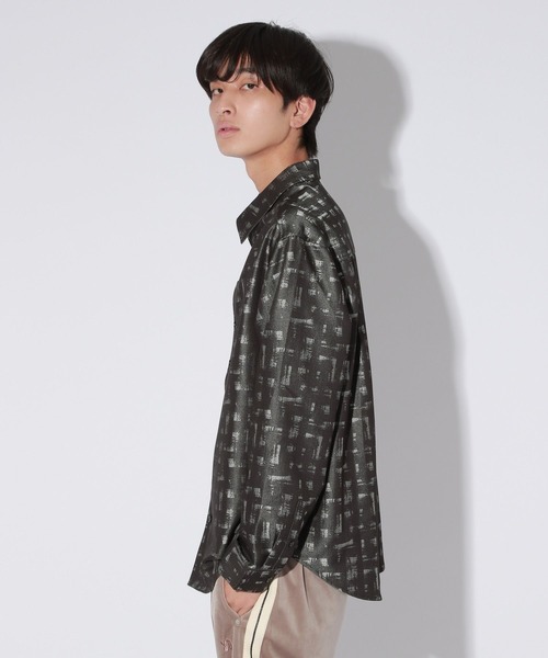 Anui（アニュイ）の「【UNISEX】アートジャガードシャツ（シャツ/ブラウス・レディース・ブラック/グレー・MEDIUM）」の17枚目の写真