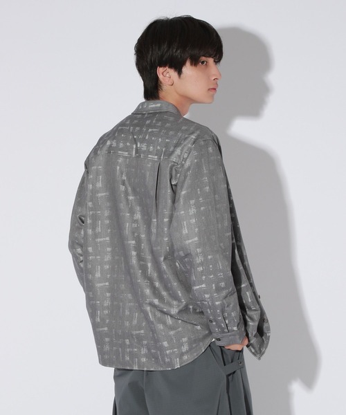 Anui（アニュイ）の「【UNISEX】アートジャガードシャツ（シャツ/ブラウス・レディース・ブラック/グレー・MEDIUM）」の10枚目の写真