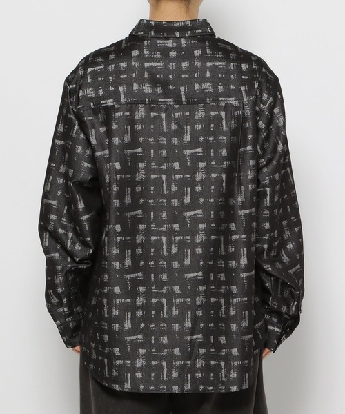 Anui（アニュイ）の「【UNISEX】アートジャガードシャツ（シャツ/ブラウス・レディース・ブラック/グレー・MEDIUM）」の4枚目の写真