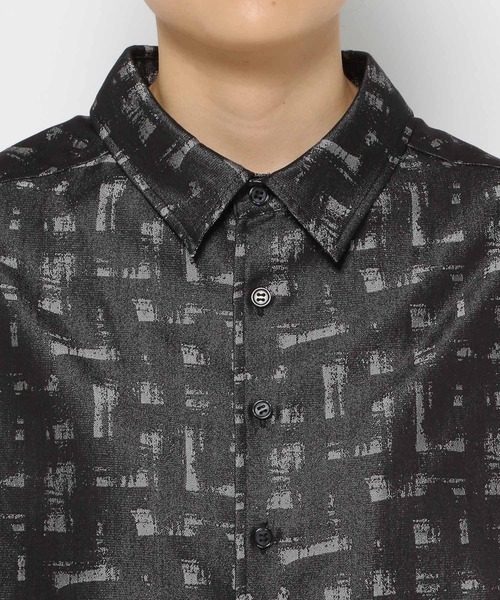 Anui（アニュイ）の「【UNISEX】アートジャガードシャツ（シャツ/ブラウス・レディース・ブラック/グレー・MEDIUM）」の5枚目の写真