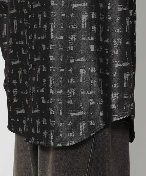 Anui（アニュイ）の「【UNISEX】アートジャガードシャツ（シャツ/ブラウス・レディース・ブラック/グレー・MEDIUM）」の7枚目の写真