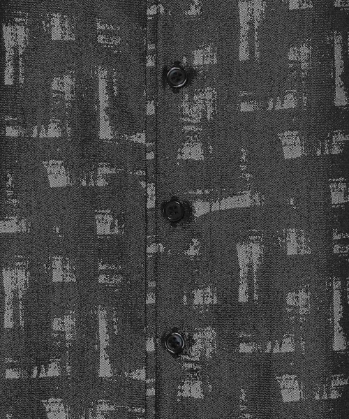 Anui（アニュイ）の「【UNISEX】アートジャガードシャツ（シャツ/ブラウス・レディース・ブラック/グレー・MEDIUM）」の9枚目の写真