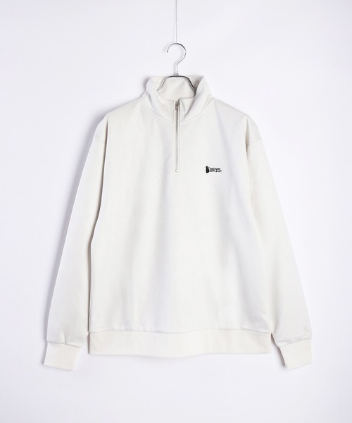 WESTSEA(ウエストシー)の「フェイクスエード TASOGARE GIRL & CAT 長袖 ハーフジッププルオーバー(スウェット・メンズ・チャコール/オフホワイト/グレー・M/L)」の13枚目の写真
