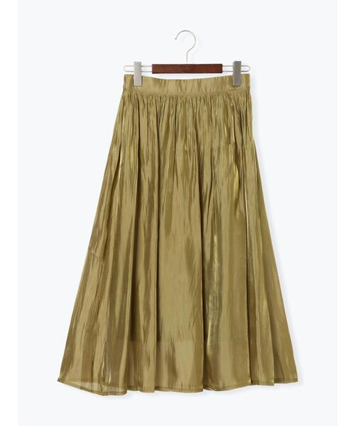 Te chichi TERRASSE（テチチテラス）の「【丈が選べる】オーロラギャザースカート（スカート・レディース・モカ/ベージュ/カーキ/ブラック・ﾌﾘｰ(L)/ﾌﾘｰ(M)）」の12枚目の写真