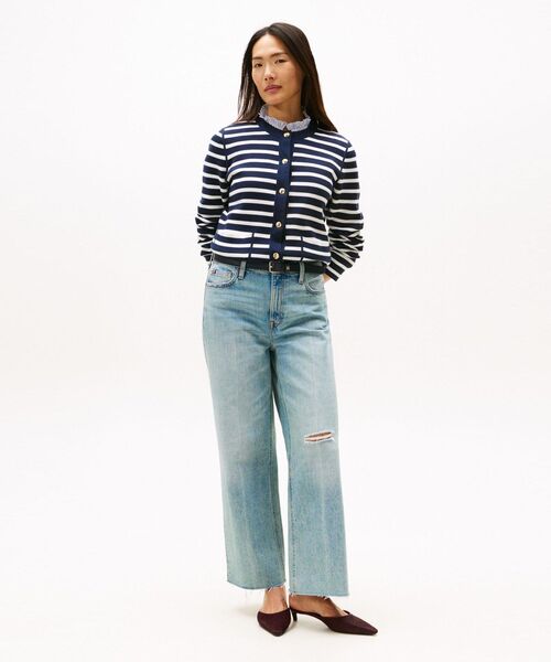 TOMMY HILFIGER(トミーヒルフィガー)の「リバーシブルカーディガン(カーディガン/ボレロ・レディース・レッド/ネイビー/レッド系その他3/マルチ/スカイブルー/ブラック/レンガ・XX-SMALL/X-SMALL/SMALL)」の17枚目の写真