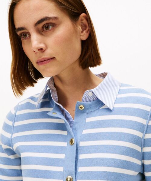 TOMMY HILFIGER(トミーヒルフィガー)の「リバーシブルカーディガン(カーディガン/ボレロ・レディース・レッド/ネイビー/レッド系その他3/マルチ/スカイブルー/ブラック/レンガ・XX-SMALL/X-SMALL/SMALL)」の12枚目の写真