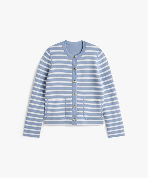 TOMMY HILFIGER(トミーヒルフィガー)の「リバーシブルカーディガン(カーディガン/ボレロ・レディース・レッド/ネイビー/レッド系その他3/マルチ/スカイブルー/ブラック/レンガ・XX-SMALL/X-SMALL/SMALL)」の8枚目の写真