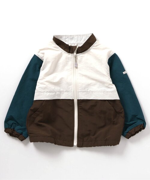 apres les cours（アプレレクール）の「バラエティウィンドブレーカー（ナイロンジャケット・キッズ・ブラック/アイボリー/ブラウン/ラベンダー・80/90/100/110/120/130/140）」の3枚目の写真