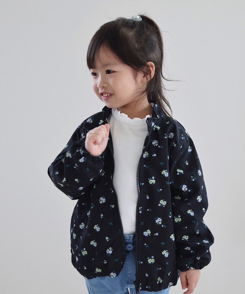 apres les cours（アプレレクール）の「バラエティウィンドブレーカー（ナイロンジャケット・キッズ・ブラック/アイボリー/ブラウン/ラベンダー・80/90/100/110/120/130/140）」の19枚目の写真