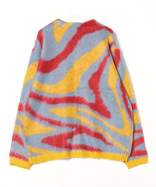 ONE DAY KMC (ワンデイケーエムシー)の「HOUSTON / MOHAIR TOUCH CARDIGAN (MARBLE)マーブル柄 モヘアタッチ 起毛 ニット カーディガン / 22248(カーディガン/ボレロ・レディース・サックスブルー/オリーブ/ブラック・XX-LARGE)」の6枚目の写真