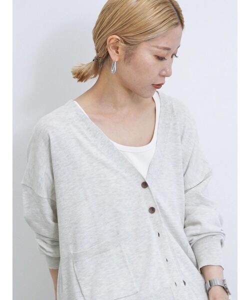 新品　サマンサモスモスブルー　 Vネックカーディガン Samansa Mos2 blue カーディガン マルチスタイルVネックカーディガン