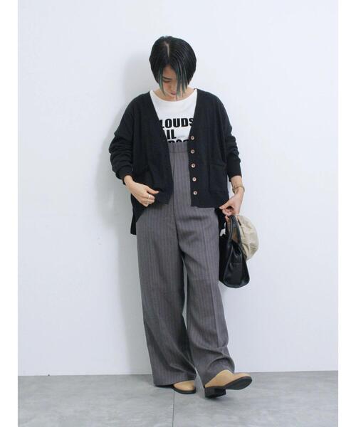 Samansa Mos2 blue（サマンサモスモスブルー）の「マルチスタイルVネックカーディガン（カーディガン/ボレロ・レディース・オフホワイト/ブルー/トップグレー/ダークオレンジ/ブラック/モカ/グリーン・M/L）」の18枚目の写真