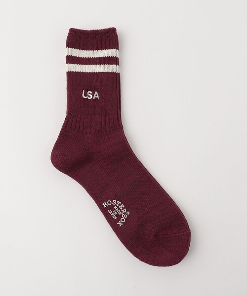 ROSTER SOX(ロスターソックス)の「<ROSTER SOX>LA 84 ライン ソックス(ソックス/靴下・メンズ・ロイヤルブルー/ネイビー/ワインレッド・FREE)」の3枚目の写真