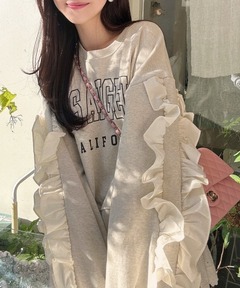 VINTAGE PERFUME SMELL SHEER TOP（Tシャツ/カットソー）｜Ameri