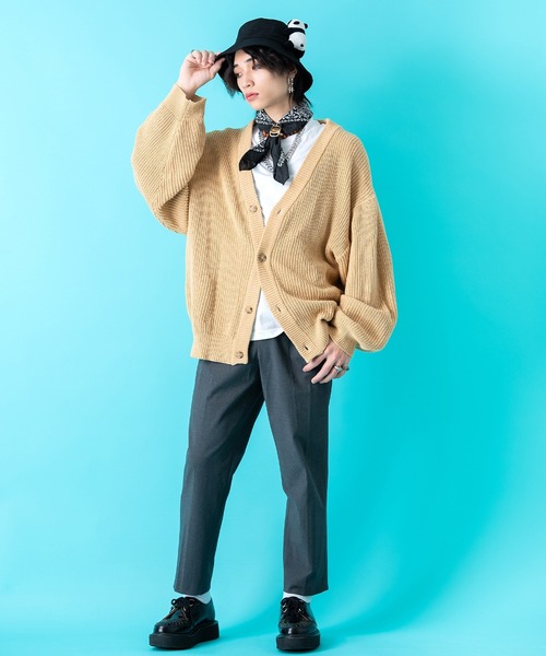 ankoROCK(アンコロック)の「TEDDY ankoROCK バケットハット(ハット・メンズ・ブラック系1/ブラック系2・ONESIZE)」の3枚目の写真
