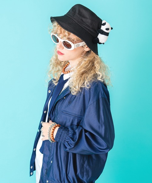 ankoROCK(アンコロック)の「TEDDY ankoROCK バケットハット(ハット・メンズ・ブラック系1/ブラック系2・ONESIZE)」の5枚目の写真