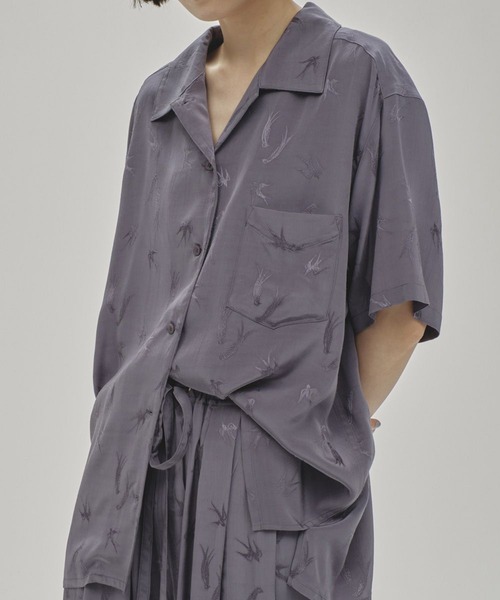 TODAYFUL/トゥデイフル】Swallow Satin Shirts/スワローサテン