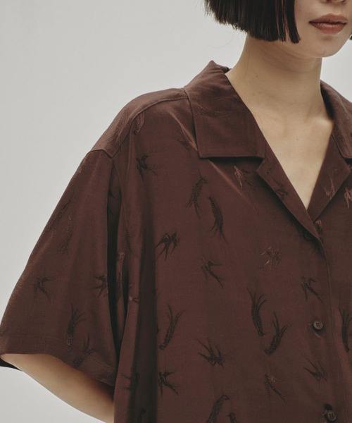 TODAYFUL/トゥデイフル】Swallow Satin Shirts/スワローサテン