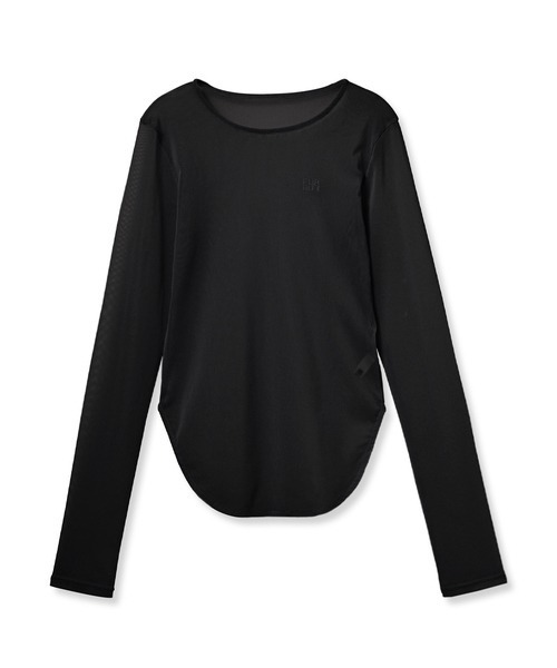 FURFUR（ファーファー）の「シアープルオーバー（Tシャツ/カットソー・レディース・アイボリー/ブラック/サックスブルー/ベージュ/ドット・FREE）」の2枚目の写真