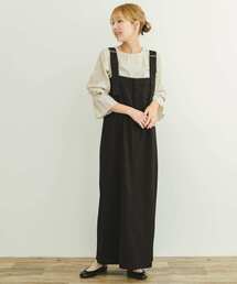 ITEMS URBANRESEARCH | ストライプトップス×ジャンスカセット(ジャンパースカート)