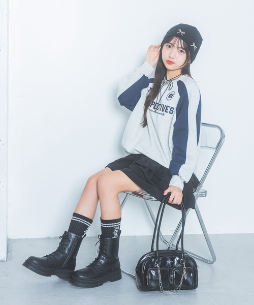 repipi armario(レピピ アルマリオ)の「【裏起毛】ゲーミングスウェット(スウェット・キッズ・ブラック/グレー/ブルー/レッド・SMALL/MEDIUM/LARGE)」の10枚目の写真