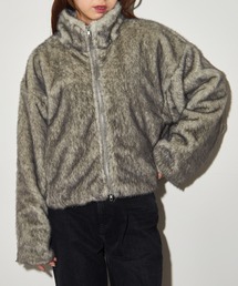 【MAISON BREEZE reveur】スタンドファーショートジャケット DTK