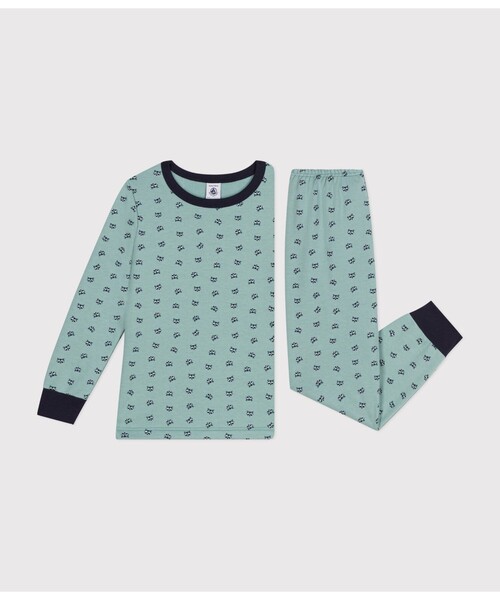 【セール】スウェット長袖パジャマ（ルームウェア/パジャマ）｜PETIT BATEAU（プチバトー）