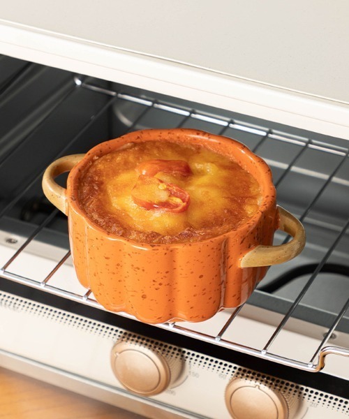 Made in I(メイドインアイ)の「パンプキングラタン皿(食器・レディース・オレンジ・FREE)」の3枚目の写真