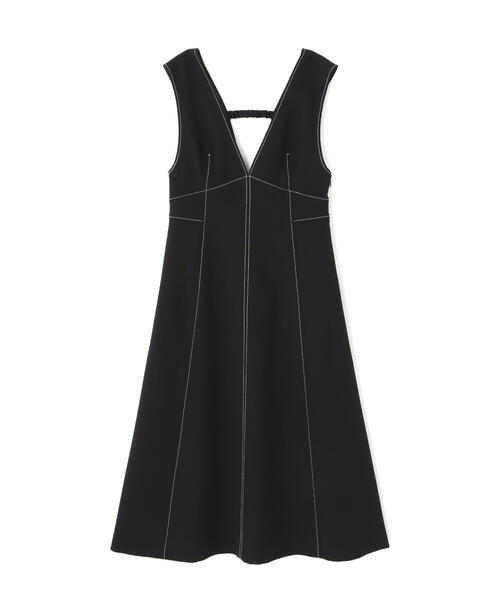 FREE'S MART（フリーズマート）の「◆配色ステッチジャンスカ（ジャンパースカート・レディース・ベージュ/ブラック/グレー・SMALL/MEDIUM）」の7枚目の写真