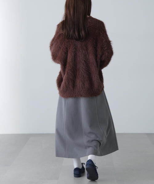 FREE'S MART（フリーズマート）の「◆配色ステッチジャンスカ（ジャンパースカート・レディース・ベージュ/ブラック/グレー・SMALL/MEDIUM）」の5枚目の写真