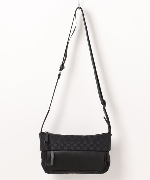 【セール】はっ水ドットジャカード リサイクルレザーコンビ ショルダー（ショルダーバッグ）｜Y'SACCS（イザック） pattayablatt.com