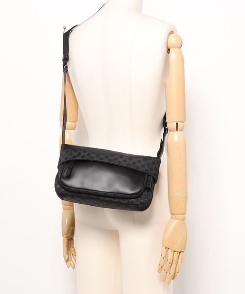 【セール】はっ水ドットジャカード リサイクルレザーコンビ ショルダー（ショルダーバッグ）｜Y'SACCS（イザック） pattayablatt.com