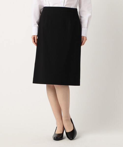 【セットアップ対応】SUPER-TEX ウール混トロピカルストレッチ タイトスカート（スーツジャケット）｜COMME CA ISM（コムサイズム）