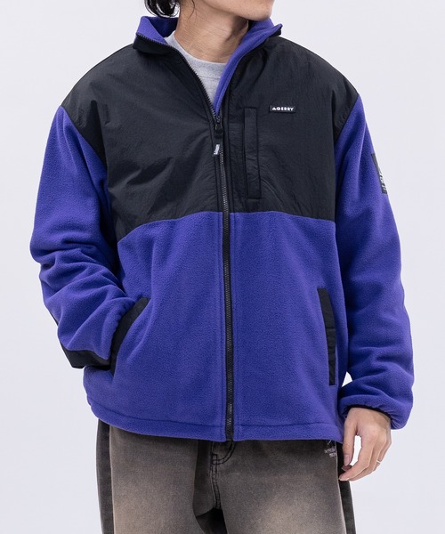 セール】【ag】〔GERRY/ジェリー〕ナイロン切替 総裏 フリース