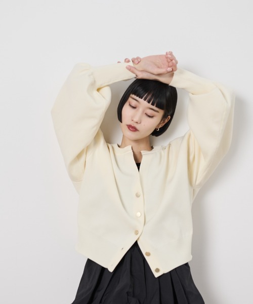 ゴールドボタンカーディガン（カーディガン/ボレロ）｜Shelly island