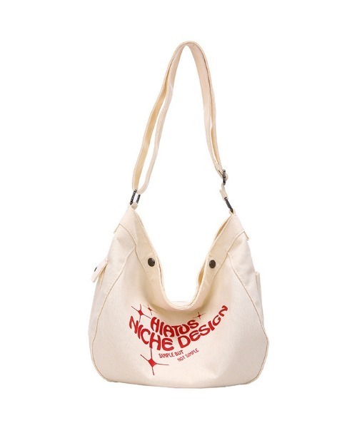 FREE STYLISTS(フリー スタイリスト)の「アウトポケットBAG ユニセックス ビッグキャンバスショルダーバッグ(ショルダーバッグ・レディース・オフホワイト・FREE)」の11枚目の写真
